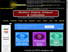 Tablet Screenshot of nova-antiques.com